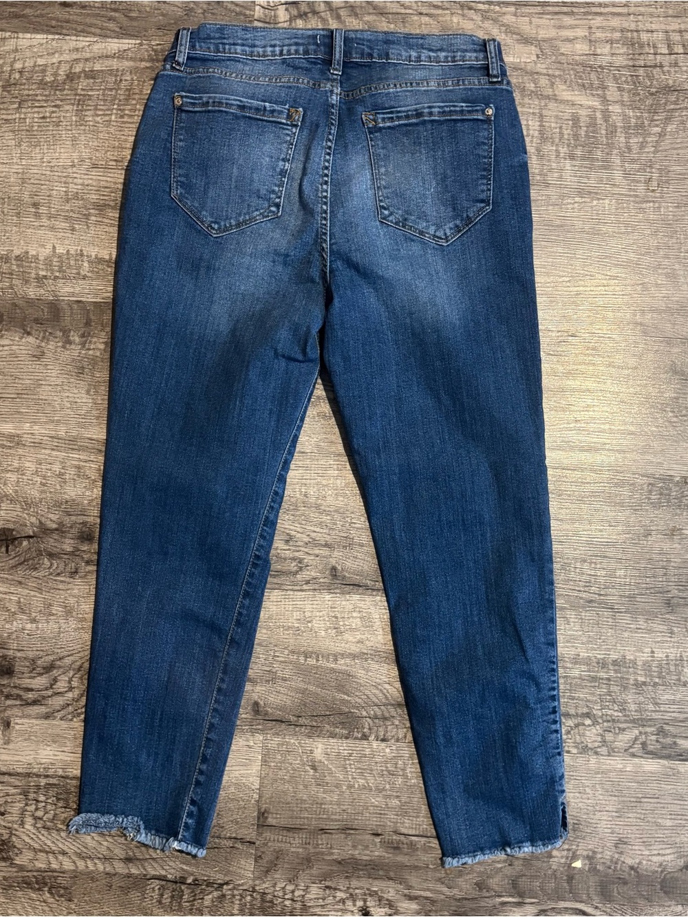 Kensie Jeans Women’s 10 Blue The Effortless Skinny Crop - Picture 2 of 10